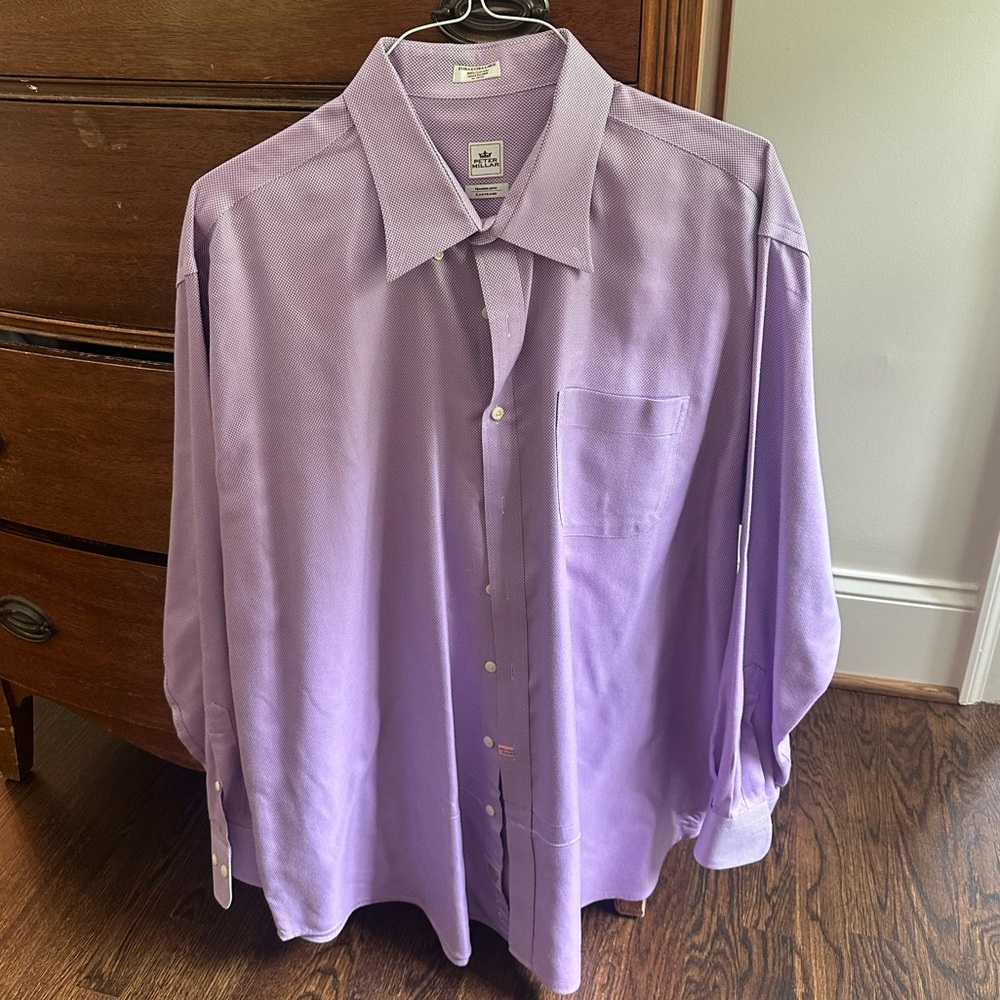 peter millar XXL purple dress shirt